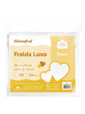 Fralda Luxo com Bainha Incomfral
