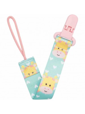 Prendedor De Chupeta Animal Fun Girafa - Buba