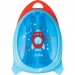 Kit Refeição Com Talher Foguete Azul Buba Baby