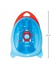 Kit Refeição Com Talher Foguete Azul Buba Baby