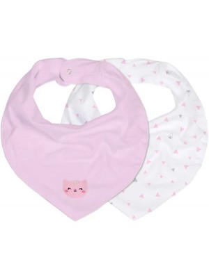 Babador Bandana Mami Bichuus Rosa - 2 Unidades