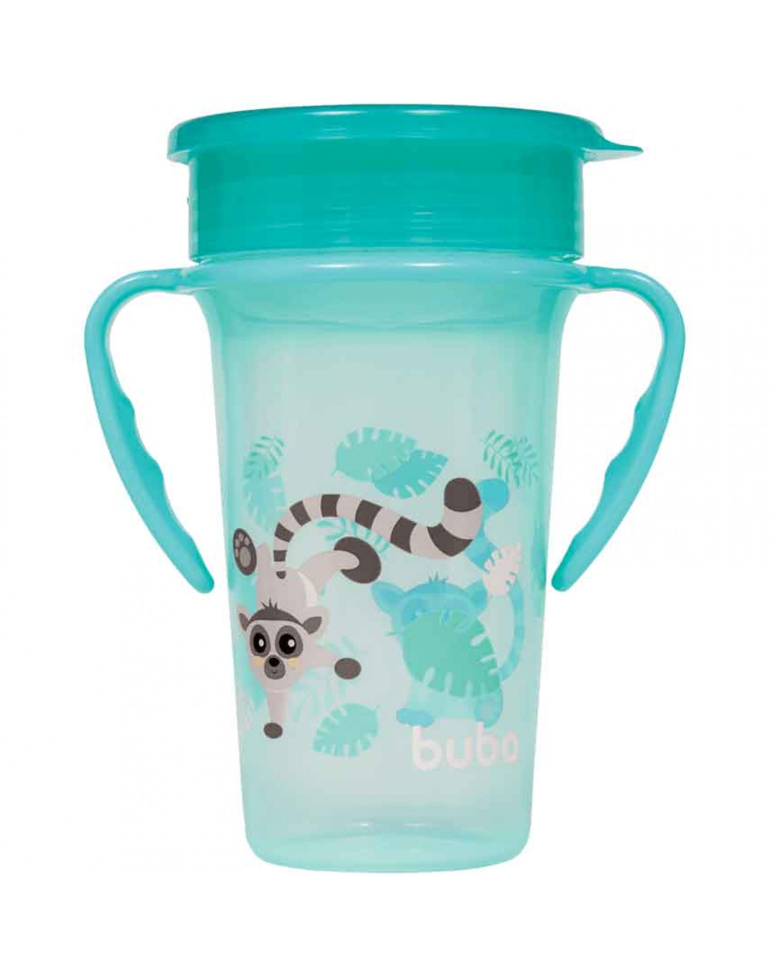 Copo de Treinamento 360 Bebê - com Alça - 270ml - Azul - Buba