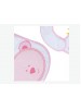 Babador Felpudo e Plastificado Papi Toys - Urso Rosa