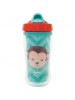 Copo Parede Dupla Com Canudo Animal Fun Macaco Buba