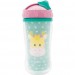 Copo Parede Dupla Com Canudo Animal Fun Girafa Buba
