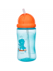 Garrafinha Infantil Dino Patinete azul 340 ml Buba