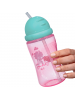 Garrafinha Infantil Dino Patinete Rosa  340 ml Buba