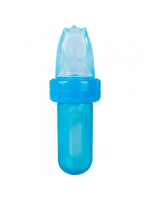 Kit Porta-frutinha e Colher Dosadora Azul Buba