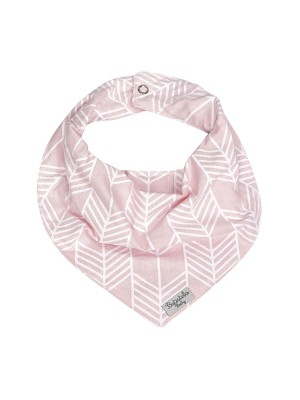 Babador Bandana estampada Rosa Batistela 