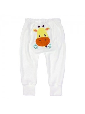 Calça Plush Bordado Pinguim Com Pé Reversível - Era Uma Vez