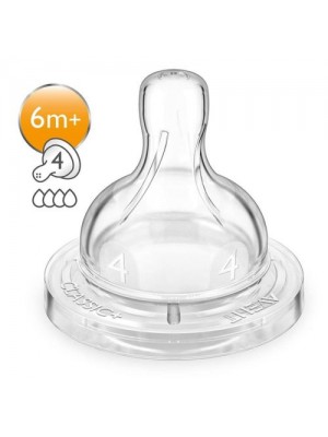 Bico Mamadeira n° 4 Linha Clássica Philips Avent - SCF634/27