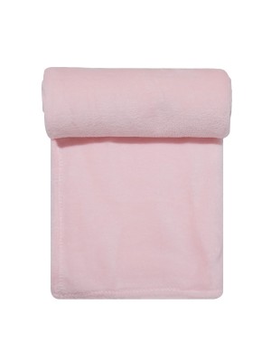 Cobertor Microfibra Mami Papi Liso Rosa