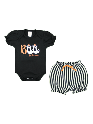 Conjunto Halloween Body e Short Feminino