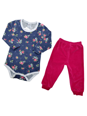 Conjunto Plush Feminino Floral RoseBud