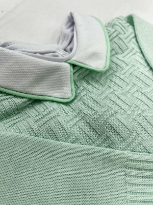 Macacão de Tricô verde com Body Masculino Tricart
