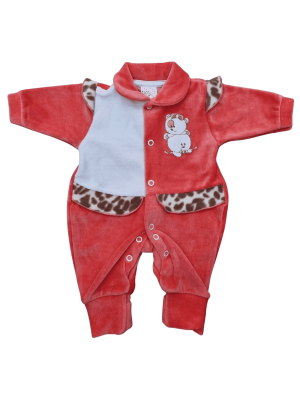 Macacão Plush Feminino Pêssego Prematuro Petutinha