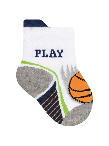 Meia Bebê Estampada Basquete Selene