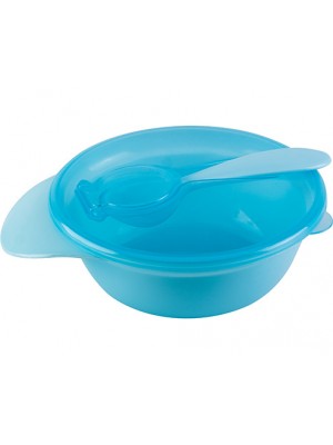 Bowl com Tampa e Colher Azul Buba